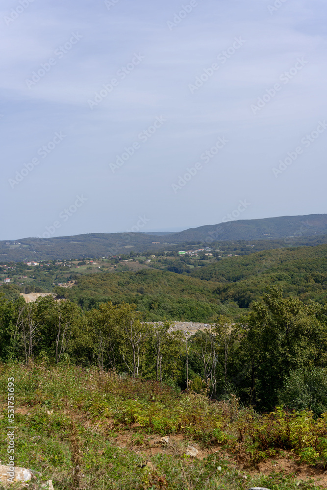 Igneada national park road and view. Igneada district Kirklareli city. Turkey. Igneada national park road and view. Igneada district Kirklareli city. Turkey.