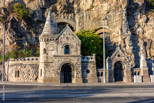 Photography Cave church of Our Lady (belongs to order of monks - the Paulines) on Gellert mo