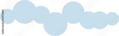 Foam simple icon. Vector illustration