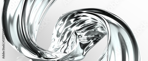 Creative image with curved ...