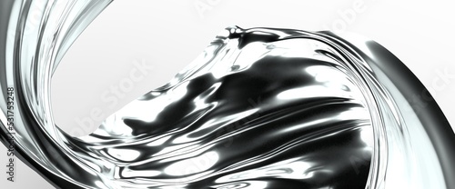 Creative image with curved ...