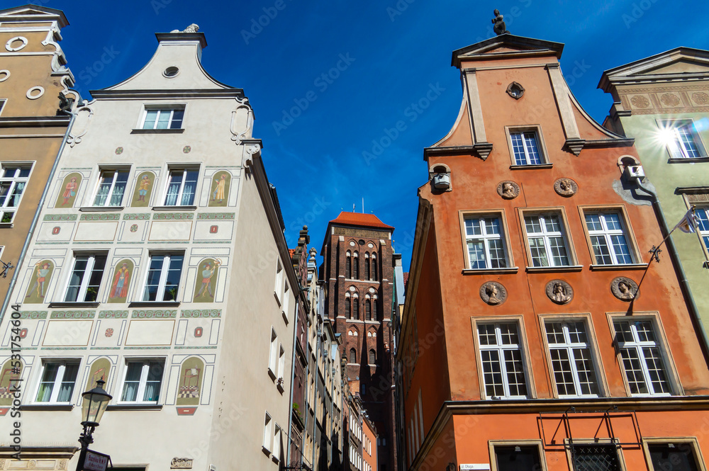 Fototapeta premium Tower of the Cathedral of Gdansk.