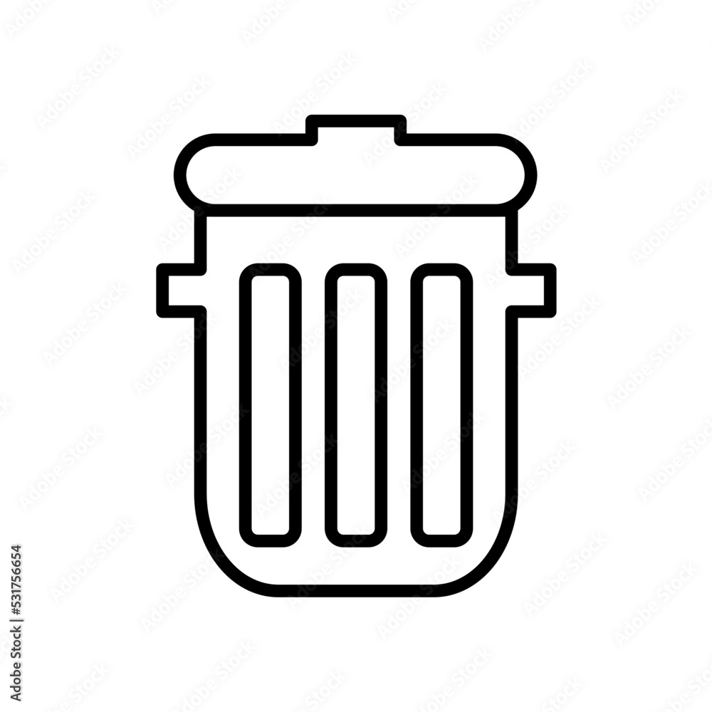 trash bin icon trash bin icon