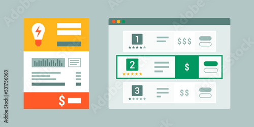 Compare energy prices and suppliers online