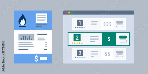 Compare gas prices and suppliers online