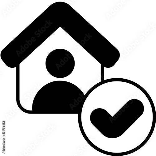 tenant solid line icon