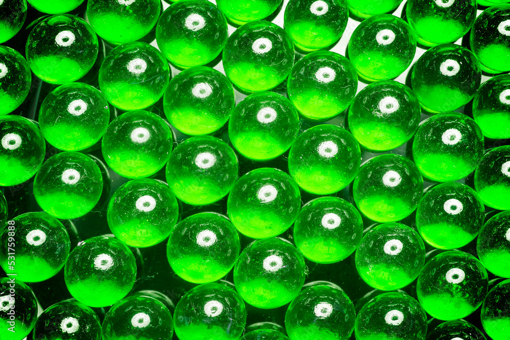 Texture of small glass balls. Decorative abstract background Texture of small glass balls. Decorative abstract background