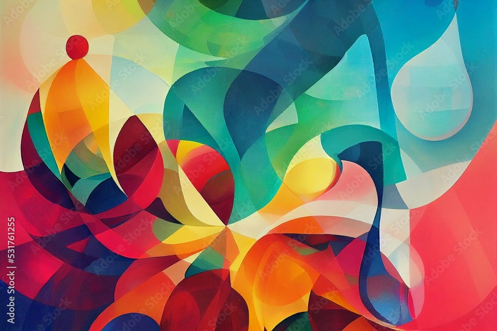 abstract background with waves, matte illustration, colorful texture abstract background with waves, matte illustration, colorful texture