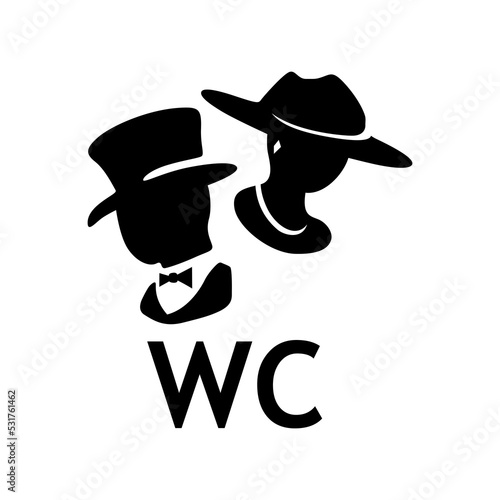 PNG pictogram public toilet and wc logo