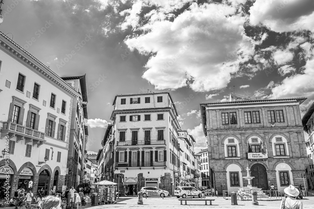 Beautiful old town of Florence summer time Beautiful old town of Florence summer time
