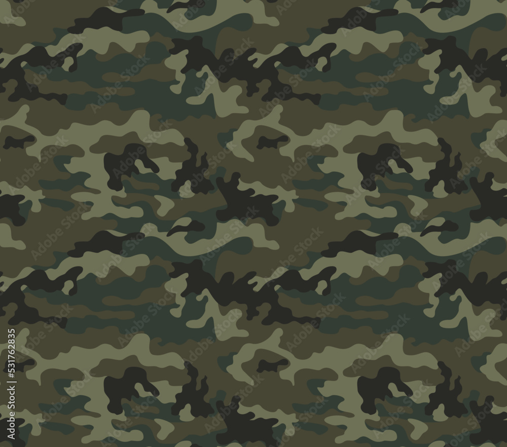 Fototapeta premium army green camouflage background modern pattern texture, endless texture, disguise