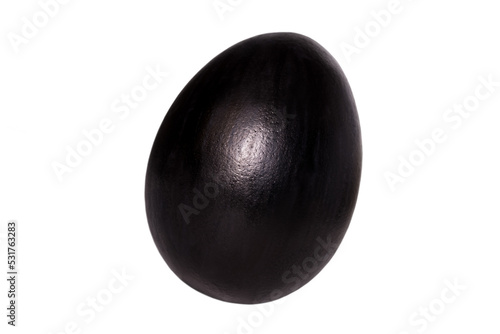 Black easter egg, cutout