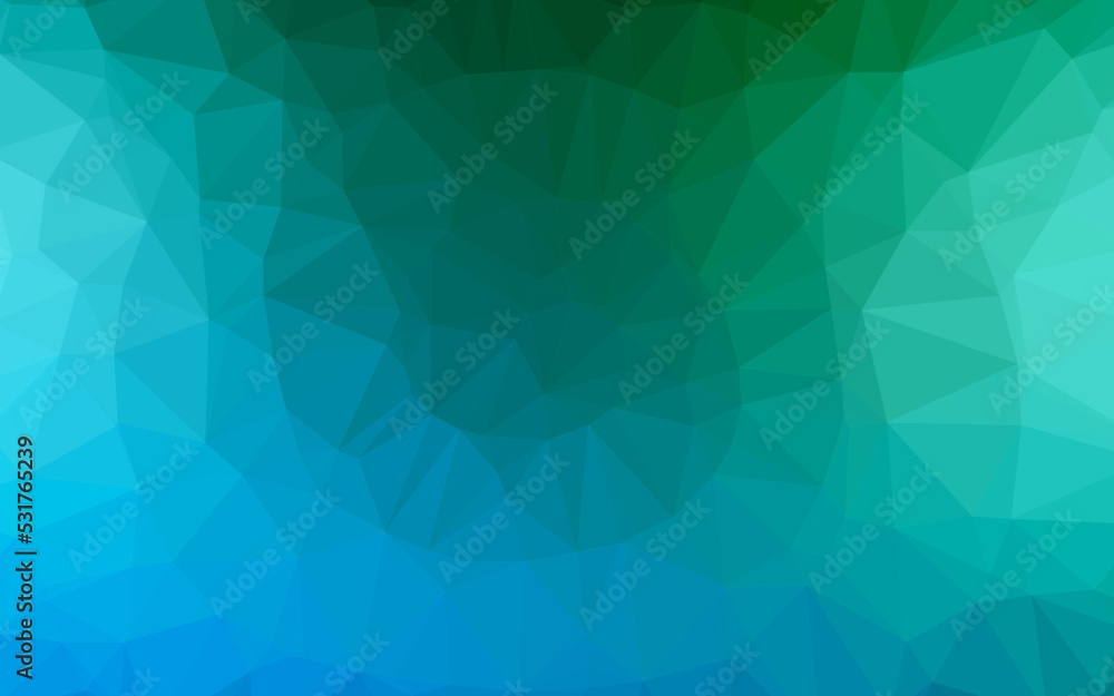 Light Blue, Green vector shining triangular background. Light Blue, Green vector shining triangular background.