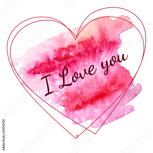 I love you message