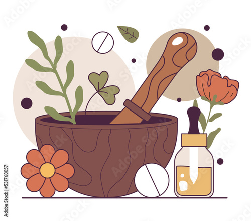 Homeopathy. Traditional herbal medicine as an alternative