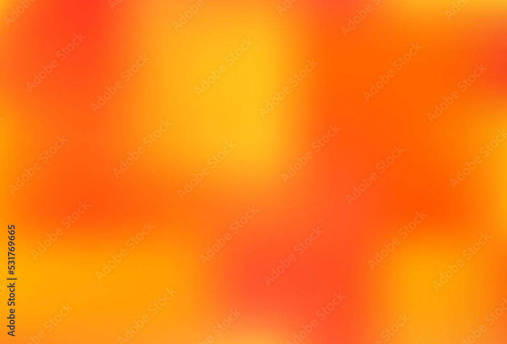 Light Orange vector abstract blurred pattern.