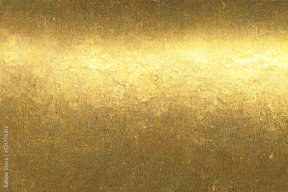 Gold background texture, 3d illustration.