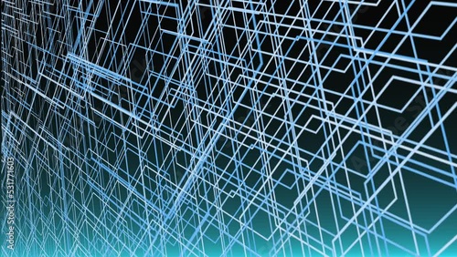 abstract blue background with grid