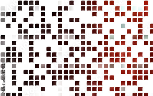 Light Red vector template with crystals, rectangles.