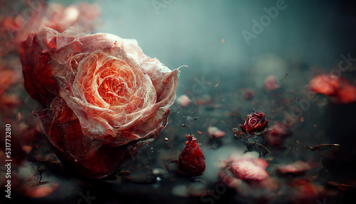 Fear rose with reflection