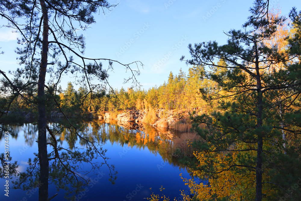 Novogorodets quarry in Zhytomyr region, Ukraine	
