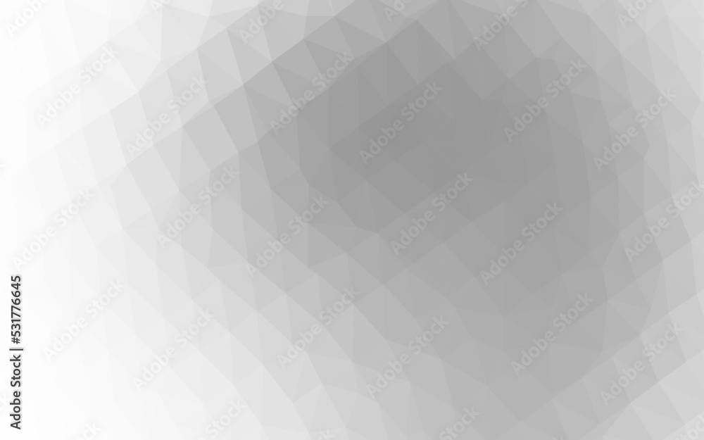 Light Silver, Gray vector blurry triangle pattern. Light Silver, Gray vector blurry triangle pattern.