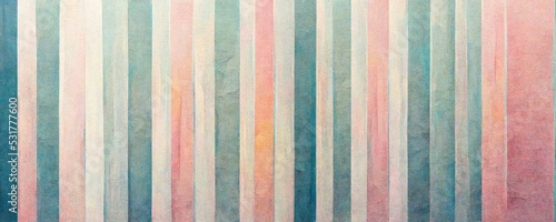 Abstract stripes pattern in pastel colors and with uneven spacing