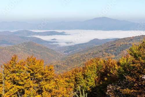 Amazing Autumn Landscape of Erul mountain, Bulgaria