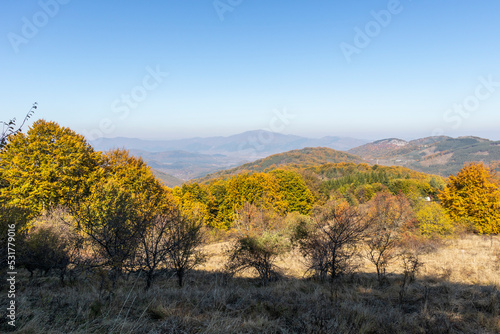 Amazing Autumn Landscape of Erul mountain  Bulgaria