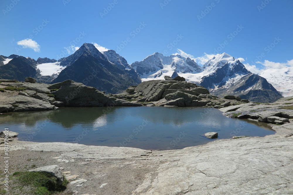 Naklejka premium Fuorcla Surlej, Engadin