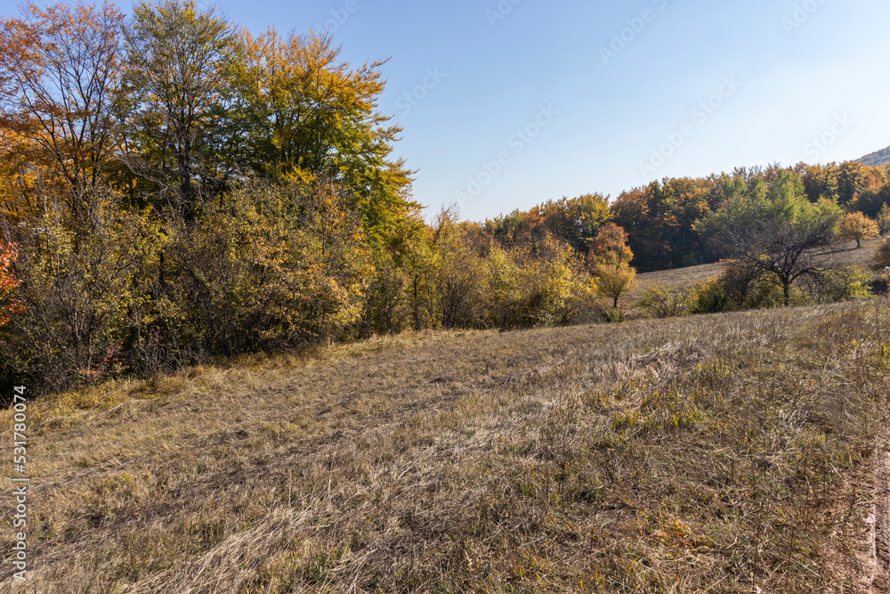 Amazing Autumn Landscape of Erul mountain, Bulgaria