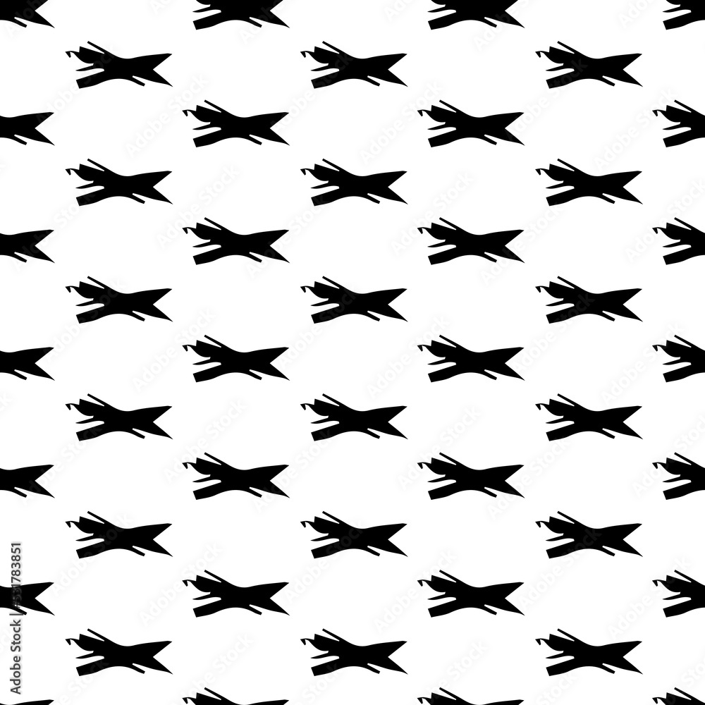 Seamless pattern with hand drawn cross symbols Seamless pattern with hand drawn cross symbols