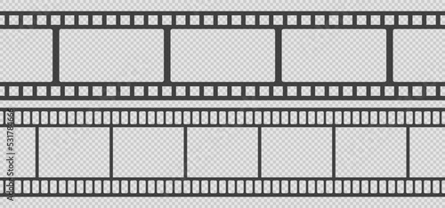 Set of seamless film strips