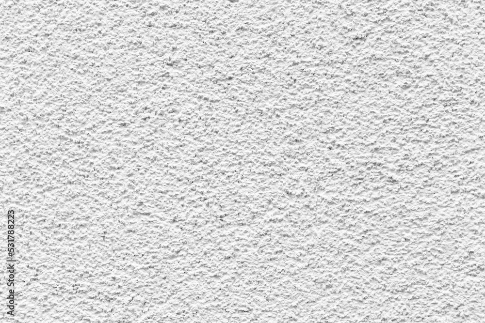 Sample of a texture of white plaster. Wall finished with a decorative cement stucco. Example of exterior building decoration. Clean uniform grainy background. Banner. Wallpaper. Copy space. Pattern Sample of a texture of white plaster. Wall finished with a decorative cement stucco. Example of exterior building decoration. Clean uniform grainy background. Banner. Wallpaper. Copy space. Pattern