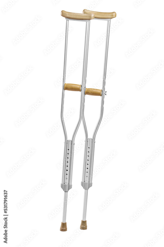 Pair of crutches, orthopedic equipment