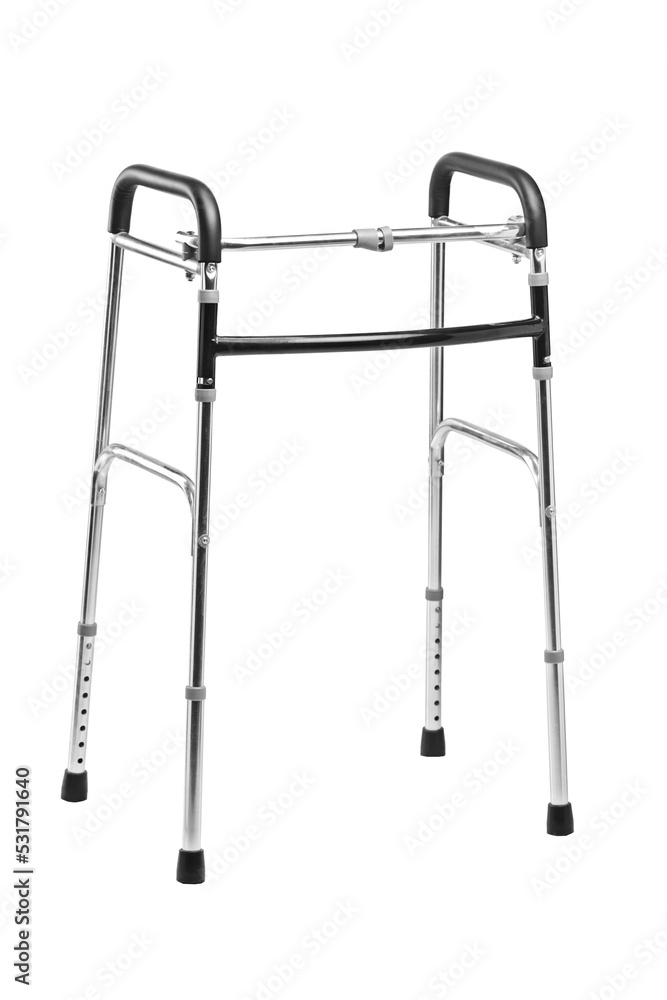 Studio shot of a walker, orthopedic equipment Studio shot of a walker, orthopedic equipment
