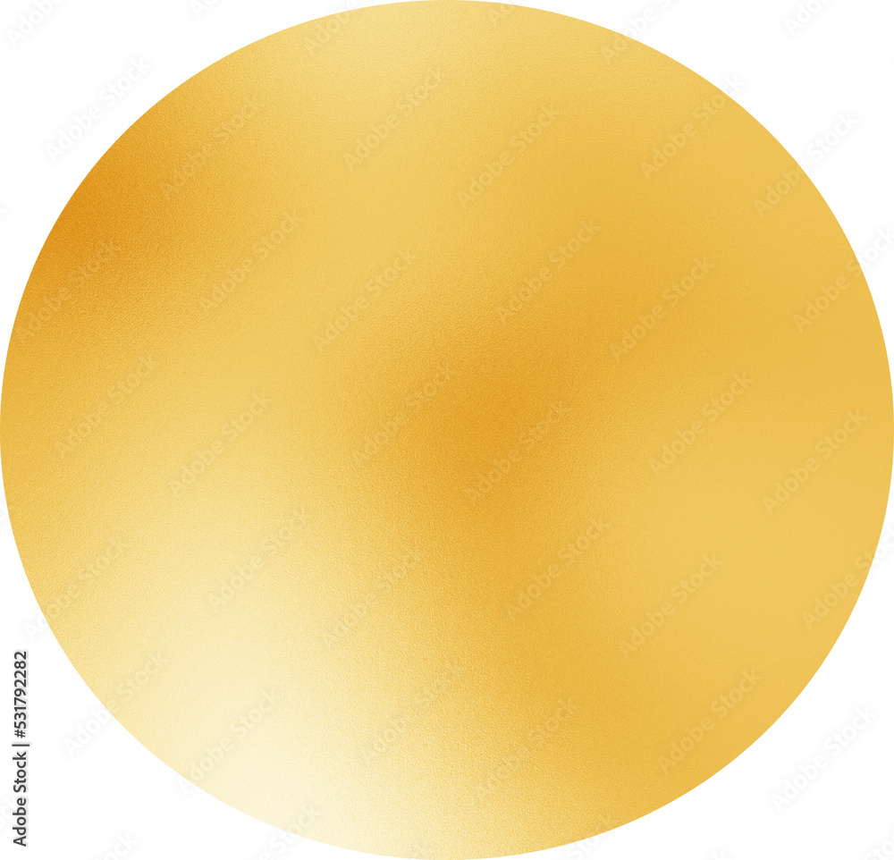 Yellow blur circle shape png