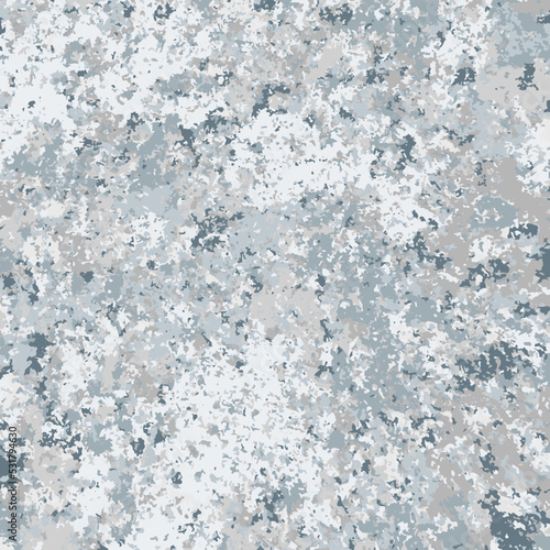 Flecked stone texture. Monochrome pattern in gray tones. Vector illustration