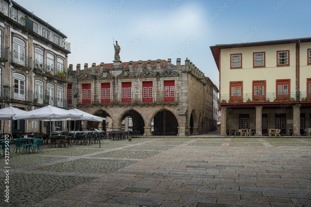 Guimaraes Old Town Hall at Largo da Oliveira - Guimaraes, Portugal