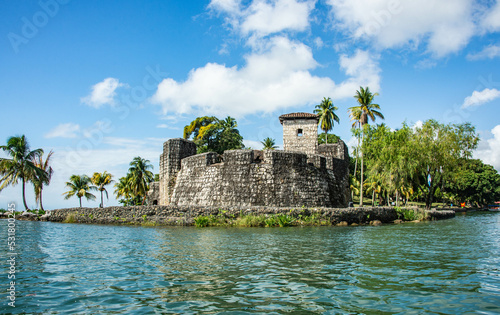 Castle of San Felipe de Lara on Lake Izabal, Rio Dulce, Guatemala