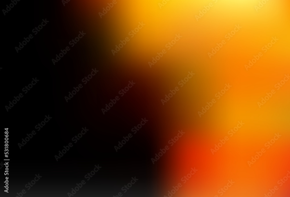 Dark Orange vector abstract bright background.