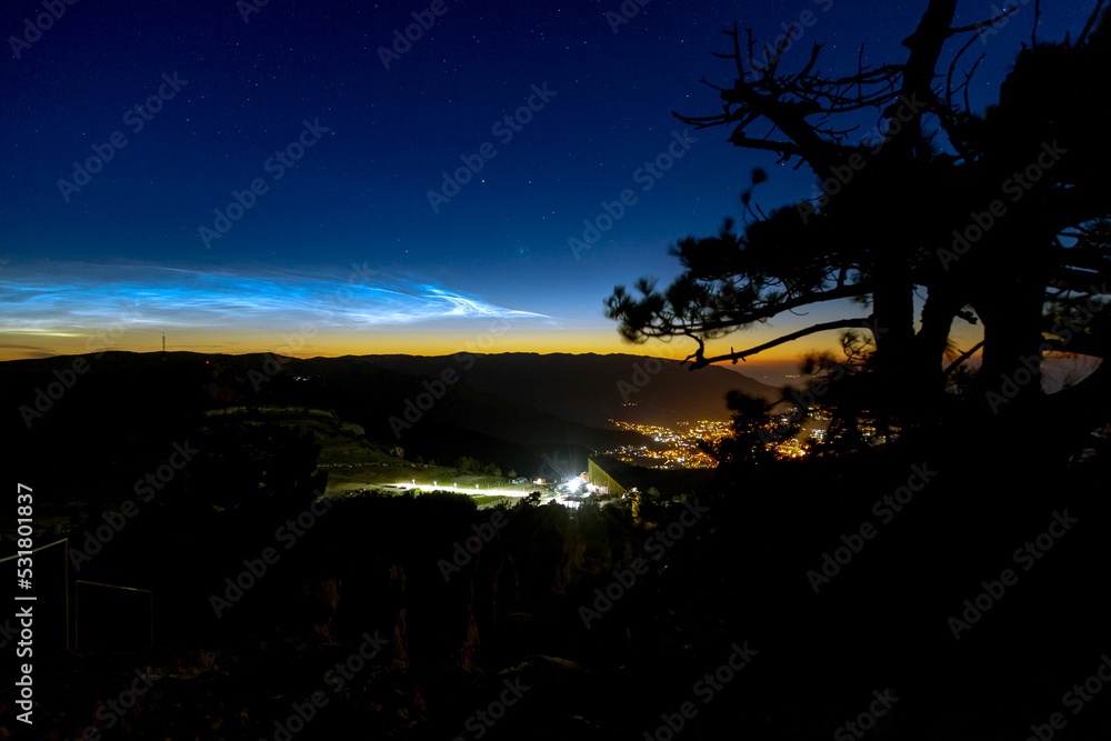 view from the top of mountain ai petri. High quality photo view from the top of mountain ai petri. High quality photo