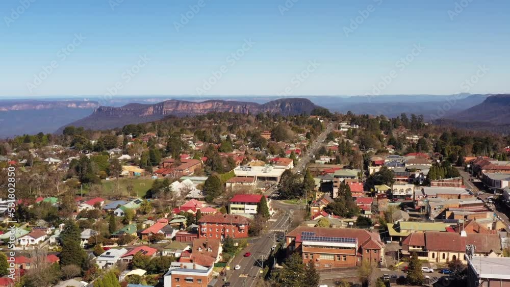 Downtown of Katoomba town in Blue Mountains national park as 4k.
Downtown of Katoomba town in Blue Mountains national park as 4k.