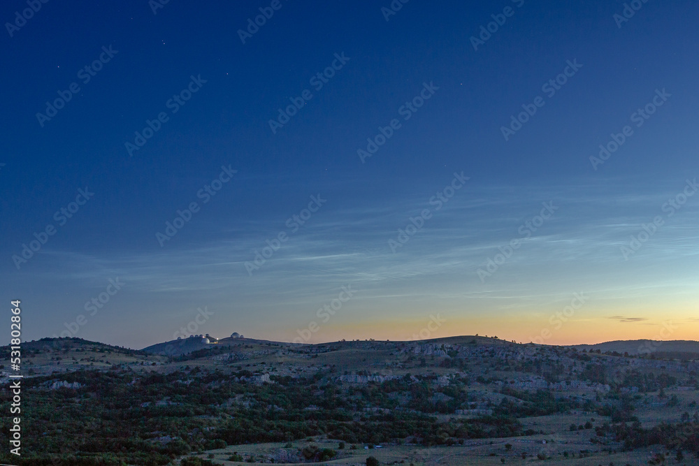 Fototapeta premium view from the top of mountain ai petri. High quality photo