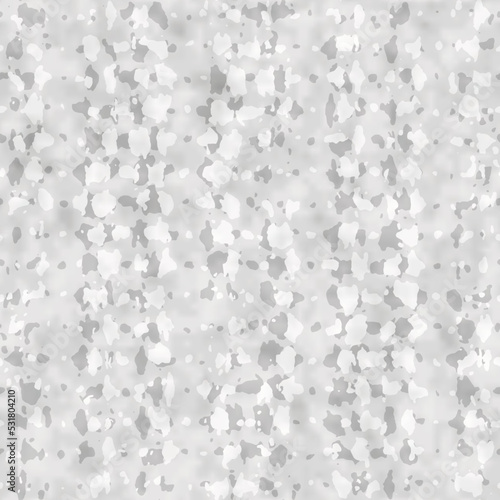 Gray Watercolor-Dyed Effect Mottled Spotted Textured Pattern