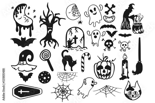 Halloween bundle svg, Spooky vibes svg, Halloween svg, spooky svg, Halloween Silhouette svg, Halloween svg, Witch Svg, Halloween Ghost svg, Halloween Clipart, Pumpkin svg files