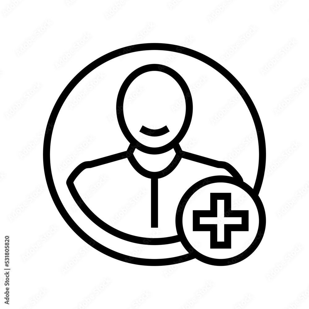 new user registration line icon vector. new user registration sign. isolated contour symbol black illustration new user registration line icon vector. new user registration sign. isolated contour symbol black illustration