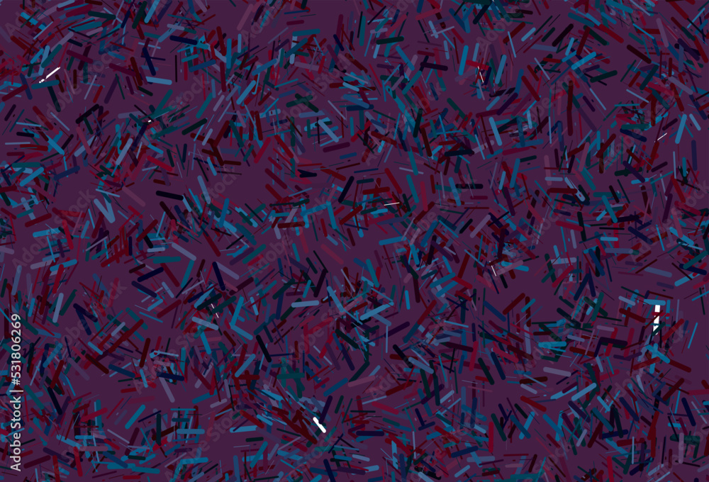 Dark blue, yellow vector backdrop with long lines. Dark blue, yellow vector backdrop with long lines.