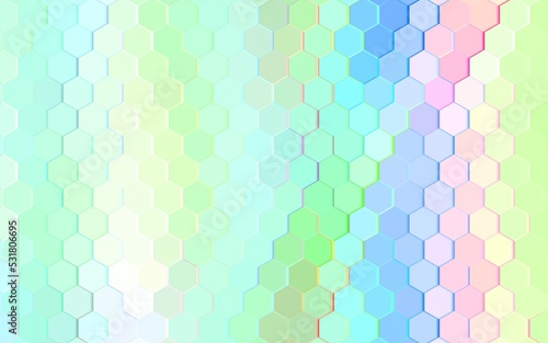 Wallpaper Mural Abstract colorful hexagon background. Abstract colored hexagons. Colorful hex pixelated pattern background. Modern background for presentation, website, poster, backdrop, and flyer. Torontodigital.ca
