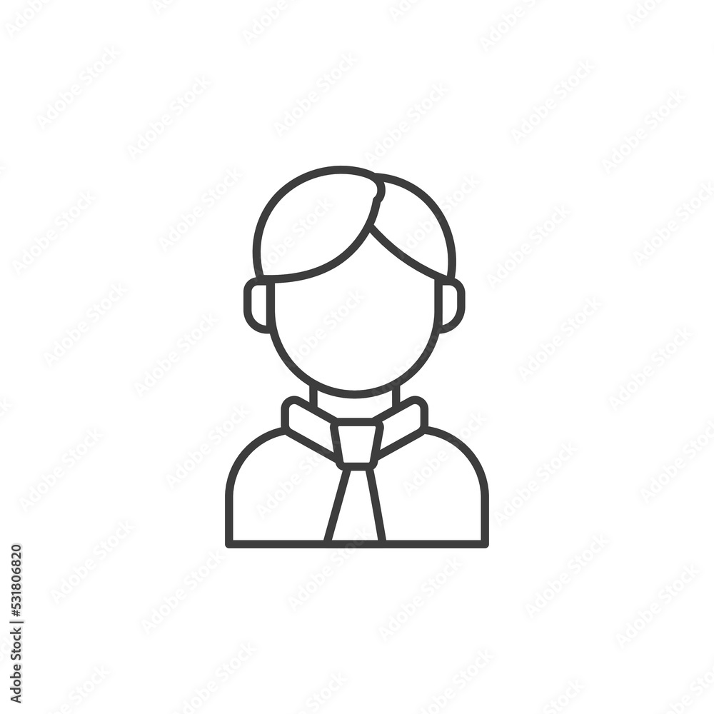 Business man icon for web and mobile Business man icon for web and mobile